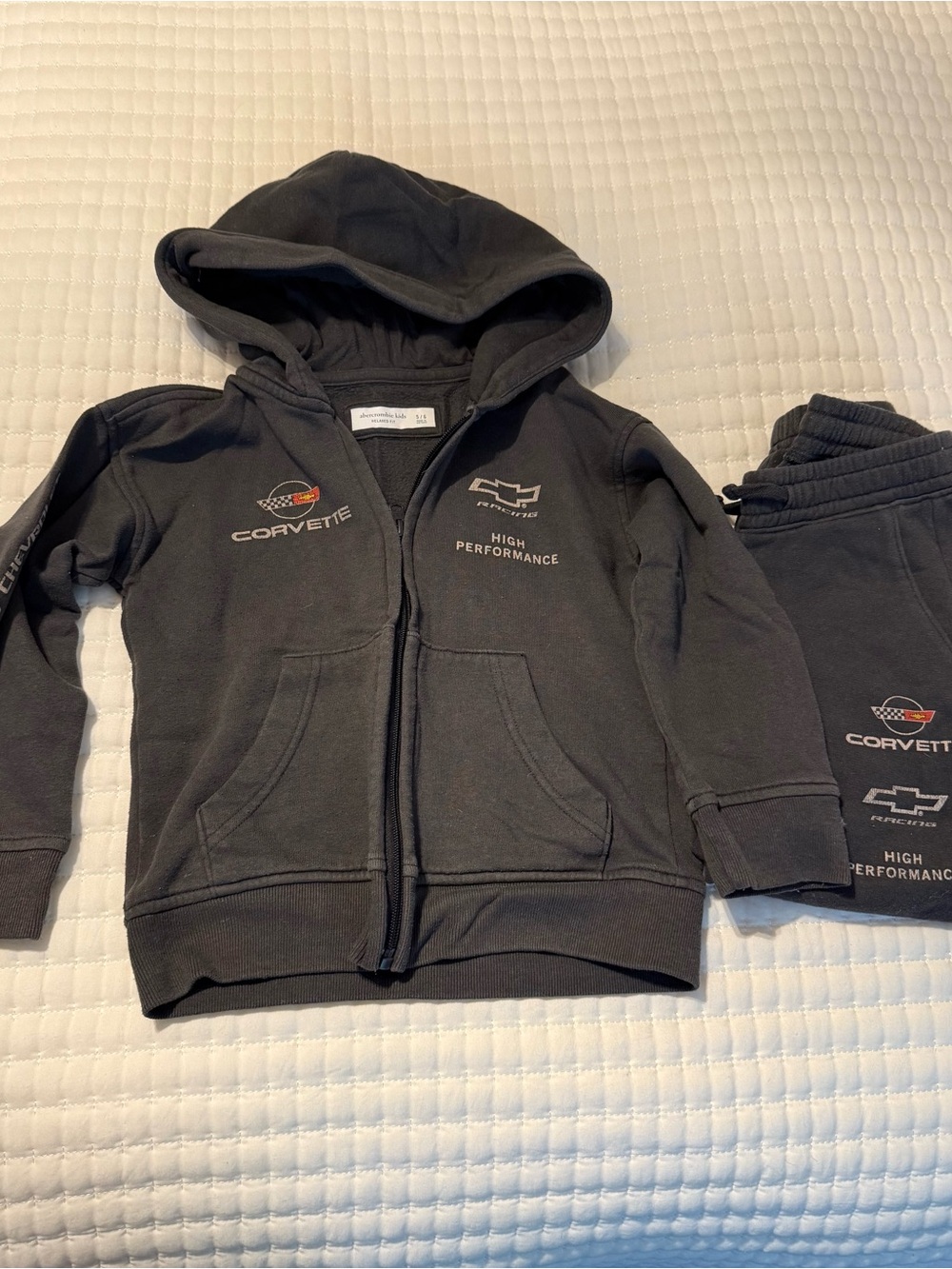abercrombie kids Full Zip Hoodie & Pants Boys 5 / 6